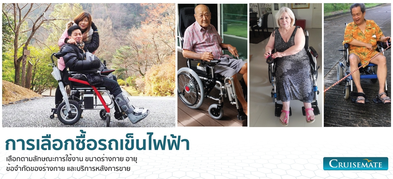 รถเข็นไฟฟ้าเลือกอย่างไรให้เหมาะกับที่สุด