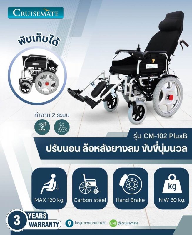 รถเข็นปรับนอน