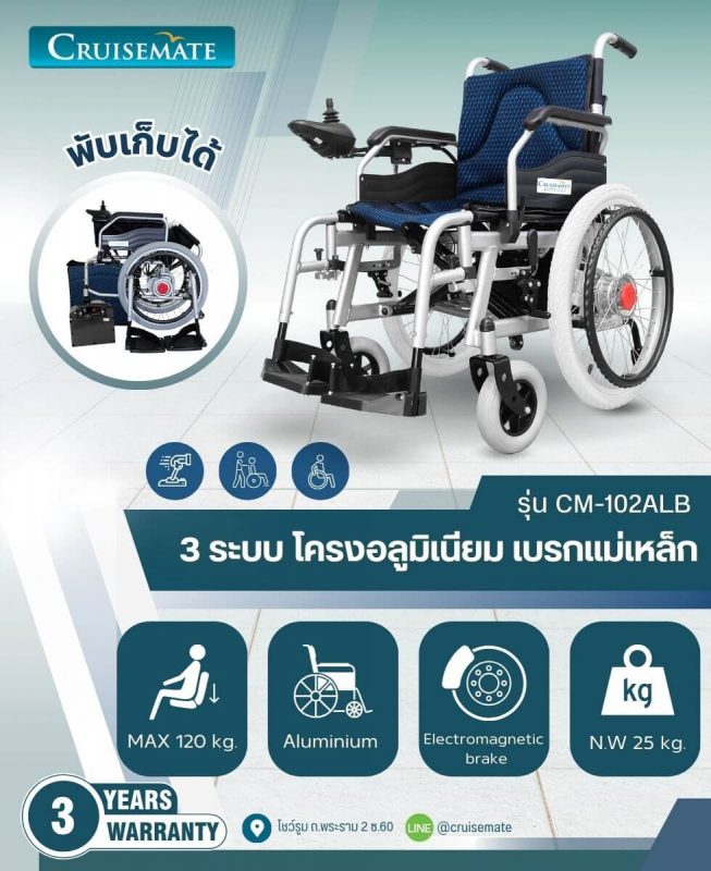 วีลแชร์ไฟฟ้าพับได้