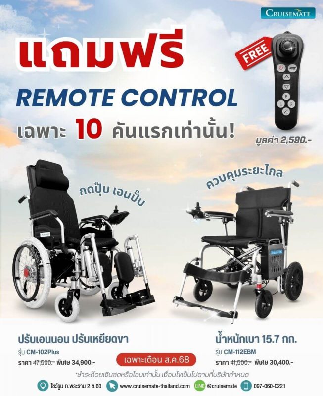 โปรโมชั่น ส.ค._Plus + EBM แถมรีโมท